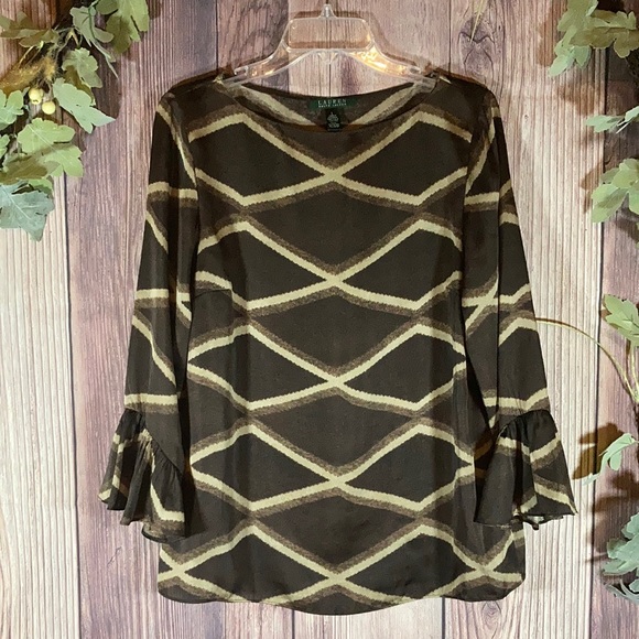 Lauren Ralph Lauren Tops - Ralph Lauren Ruffle-sleeve Blouse